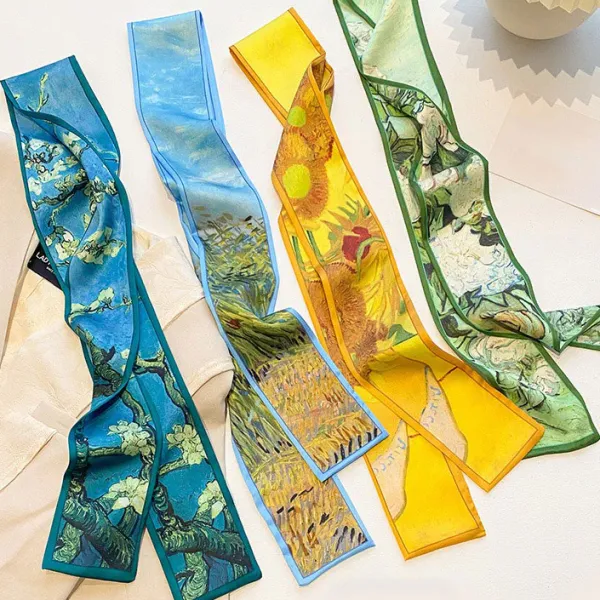 Other*Boogzel Clothing Van Gogh Oil Painting Scarf