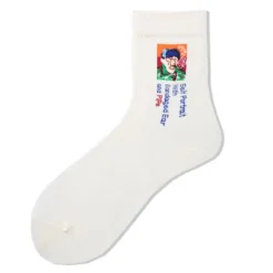 Socks*Boogzel Clothing Van Gogh Self Portrait Socks White