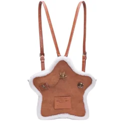 Bags & Purses*Boogzel Clothing Vanilla Girl Sheepskin Star Backpack Brown