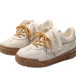 Aesthetic Sneakers*Boogzel Clothing Vanilla Latte Sneakers Beige