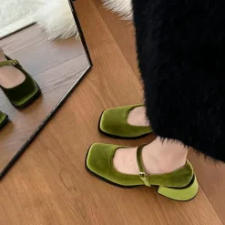 Classics|Sandals / Mary Janes*Boogzel Clothing Velvet Mary Janes