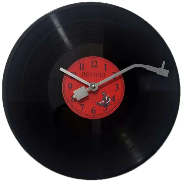 Aesthetic Room Decor*Boogzel Clothing Vintage Aesthetic Vinyl Record Wall Clock Black