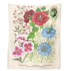 Posters / Tapestry*Boogzel Clothing Vintage Flower Wall Tapestry