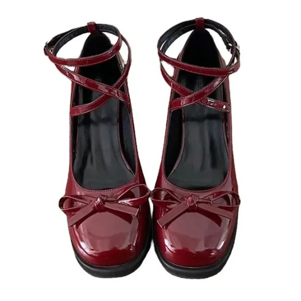 Classics|Sandals / Mary Janes*Boogzel Clothing Vintage Style Lacquered Mary Janes
