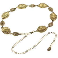 Belts & Chains*Boogzel Clothing Vintage Style Medallion Chain Belt