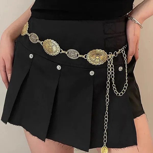 Belts & Chains*Boogzel Clothing Vintage Style Medallion Chain Belt