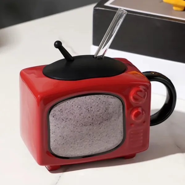 Aesthetic Kitchen|Aesthetic Room Decor*Boogzel Clothing Vintage TV Ceramic Mug