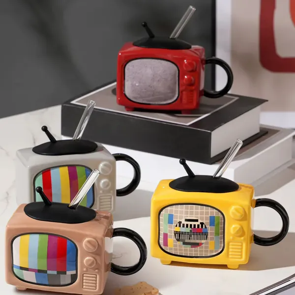 Aesthetic Kitchen|Aesthetic Room Decor*Boogzel Clothing Vintage TV Ceramic Mug