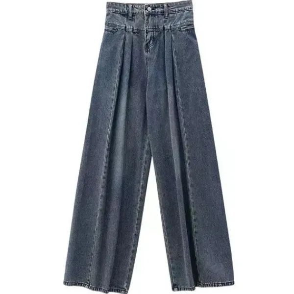 Jeans*Boogzel Clothing Vintage Wide Leg Jeans Blue