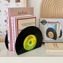 Aesthetic Room Decor*Boogzel Clothing Vinyl Record Book Stand Black
