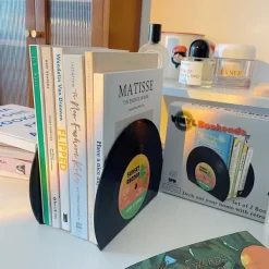 Aesthetic Room Decor*Boogzel Clothing Vinyl Record Book Stand Black