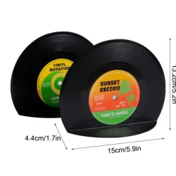 Aesthetic Room Decor*Boogzel Clothing Vinyl Record Book Stand Black
