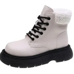 Classics|Boots / Platform Boots*Boogzel Clothing Warm Sheepskin Ankle Boots