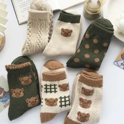 Socks*Boogzel Clothing Warm Vibes Bear Socks