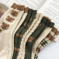 Socks*Boogzel Clothing Warm Vibes Bear Socks