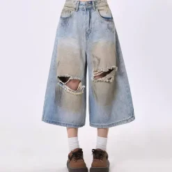 Mens|Shorts*Boogzel Clothing Wash Me Out Distressed Denim Shorts Blue