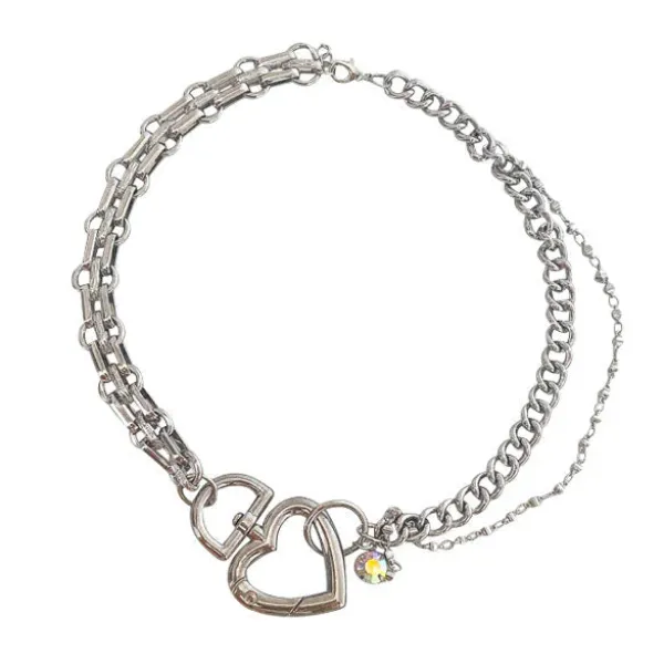 Necklaces & Chokers*Boogzel Clothing Weekend Lover Choker Silver