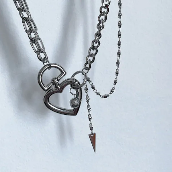 Necklaces & Chokers*Boogzel Clothing Weekend Lover Choker Silver