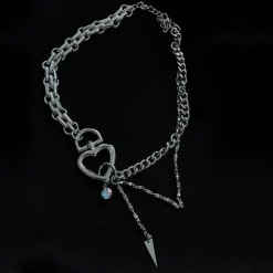 Necklaces & Chokers*Boogzel Clothing Weekend Lover Choker Silver
