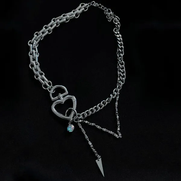 Necklaces & Chokers*Boogzel Clothing Weekend Lover Choker Silver