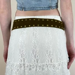 Belts & Chains*Boogzel Clothing Western Studded Belt Brown