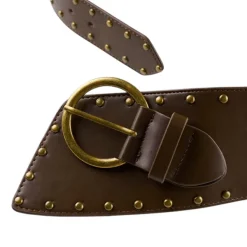 Belts & Chains*Boogzel Clothing Western Studded Belt Brown