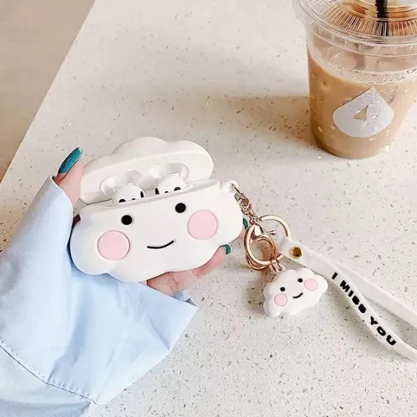 Iphone Cases*Boogzel Clothing Cloud Airpods Case White