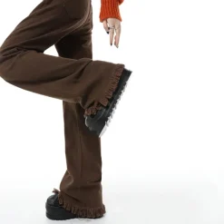 Jeans*Boogzel Clothing Wild West Flare Jeans Brown