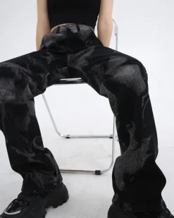 Jeans*Boogzel Clothing Wonder Haze Straight Leg Jeans Black