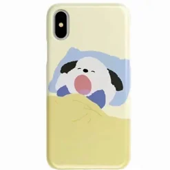 Iphone Cases*Boogzel Clothing Yawning Dog iPhone Case Yellow