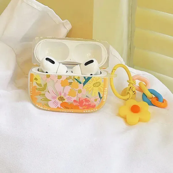 Iphone Cases*Boogzel Clothing Blooming Flowers AirPods Case Yellow