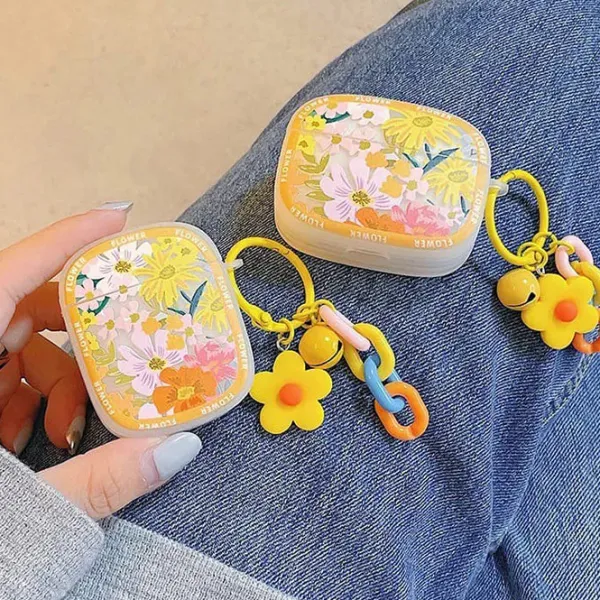Iphone Cases*Boogzel Clothing Blooming Flowers AirPods Case Yellow