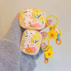 Iphone Cases*Boogzel Clothing Blooming Flowers AirPods Case Yellow
