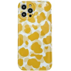 Iphone Cases*Boogzel Clothing Cow Pattern iPhone Case Yellow