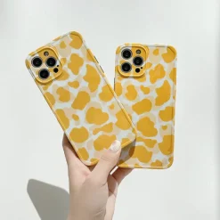 Iphone Cases*Boogzel Clothing Cow Pattern iPhone Case Yellow
