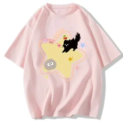 Aesthetic T-Shirts & Graphic Tees*Boogzel Clothing Yellow Star Cat T-Shirt