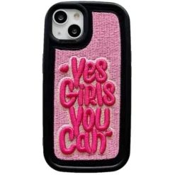 Iphone Cases*Boogzel Clothing Yes Girls iPhone Case Pink