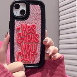 Iphone Cases*Boogzel Clothing Yes Girls iPhone Case Pink