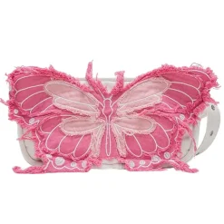 Bags & Purses*Boogzel Clothing Y2K Aesthetic Butterfly Denim Handbag
