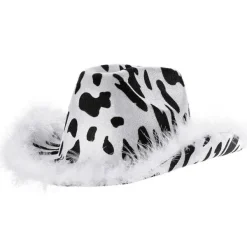 Hats*Boogzel Clothing Y2K Aesthetic Cow Print Hat