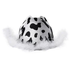 Hats*Boogzel Clothing Y2K Aesthetic Cow Print Hat