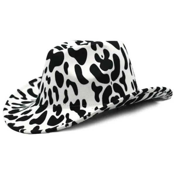 Hats*Boogzel Clothing Y2K Aesthetic Cow Print Hat