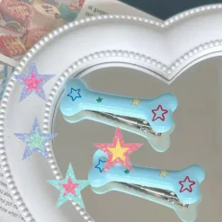 Other|Hair Accessories*Boogzel Clothing Y2K Bone Hair Clip 2pcs Set