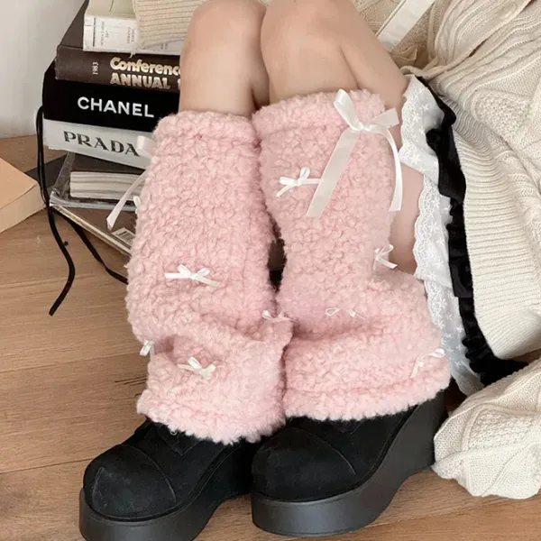 Other|Socks*Boogzel Clothing Y2K Bows Leg Warmers