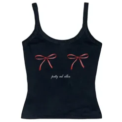 Y2K Tops*Boogzel Clothing Y2K Bows Skinny Tank Top