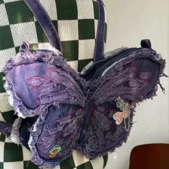 Bags & Purses*Boogzel Clothing Y2K Butterfly Shoulder Bag Purple