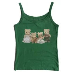 Y2K Tops|Crop Tops*Boogzel Clothing Y2K Cute Bears Tank Top