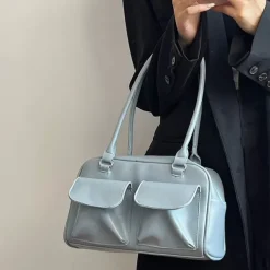 Bags & Purses*Boogzel Clothing Y2K Double Pocket Shoulder Bag