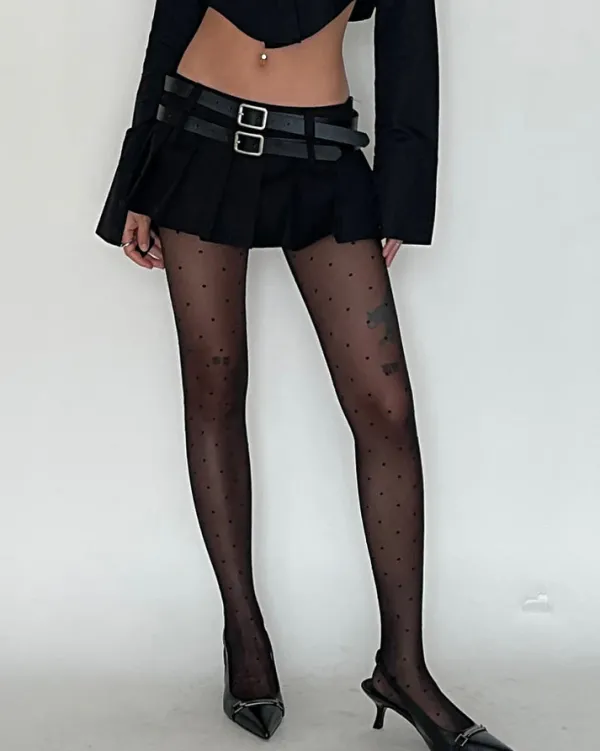 Belts & Chains*Boogzel Clothing Y2K Double-Belt Extreme Micro Skirt