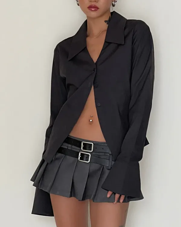 Belts & Chains*Boogzel Clothing Y2K Double-Belt Extreme Micro Skirt